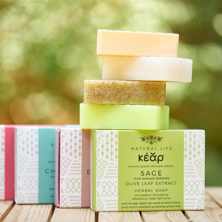 Kear Sage Olive Leaf Extract Herbal Soap: Clearer Skin, Naturally