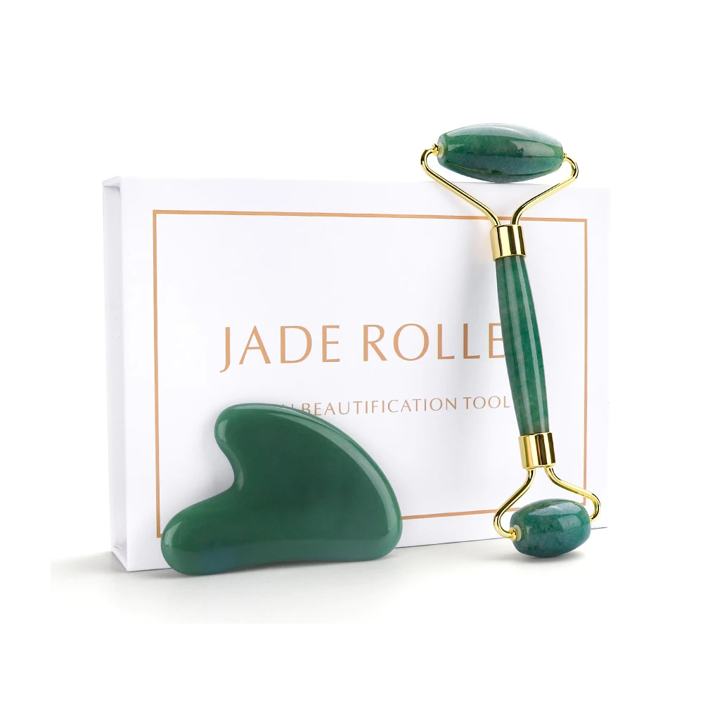 Jade Roller and Gua Sha Set