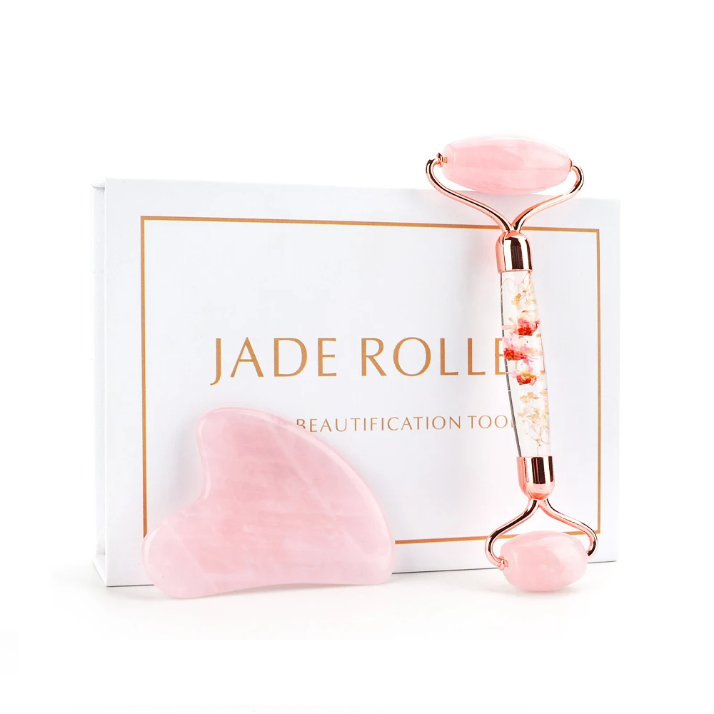 Jade Roller and Gua Sha Set